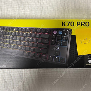 커세어 K70 PRO TKL MGX 블랙 판매합니다