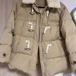 옆페 yuppe/ COLLAR DUCKDOWN PADDING_BEIGE