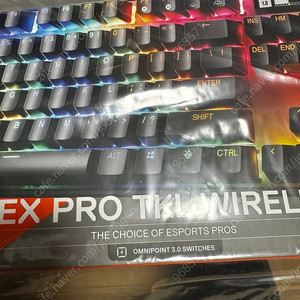 스틸시리즈 Apex Pro Gen3 TKL WL(무선) 키보드 팝니다