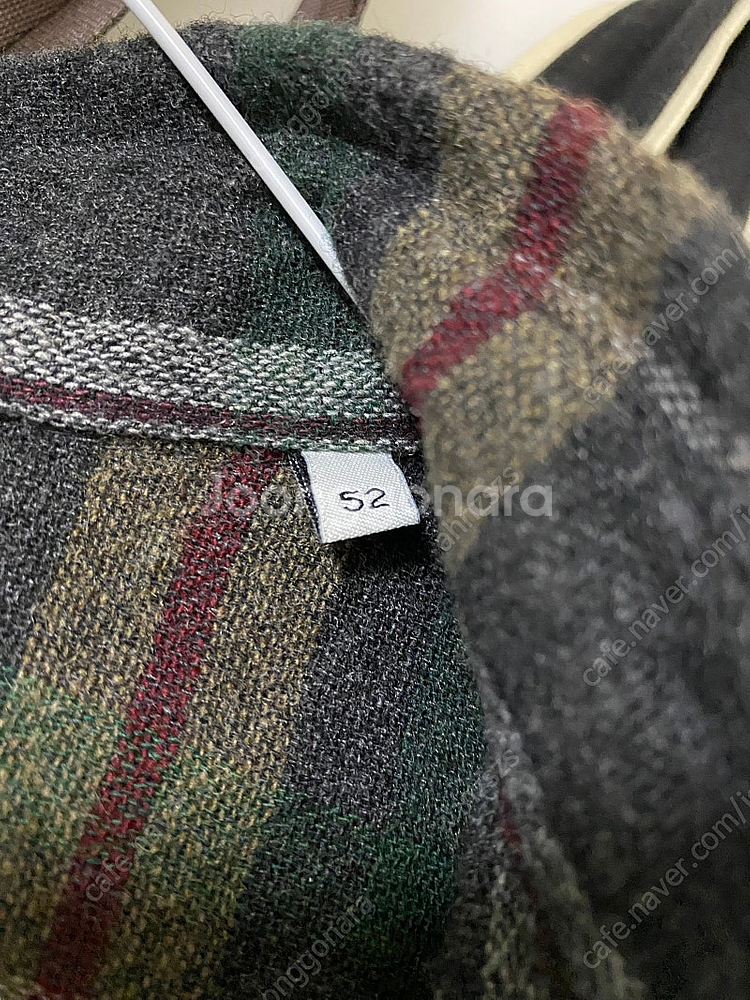 Our Legacy Borrowed BD Shirt Green Pub Check 52사이즈 팔아요(아워레가시 보로우...--1