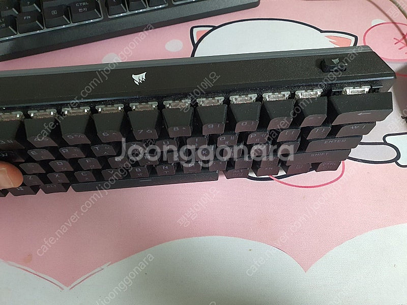 커세어 k70 pro mini 저소음적축 게이밍 키보드...--1