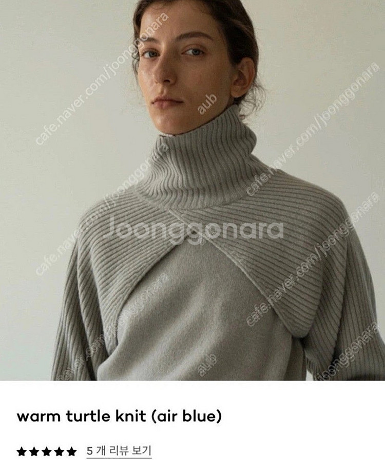모이아 moia warm turtle knit--0