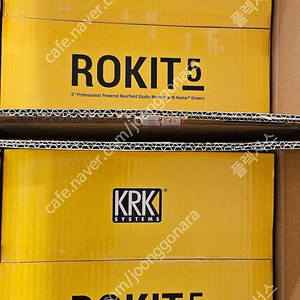 krk rokit5 g4 모니터 스피커 1조 미개봉 새제품