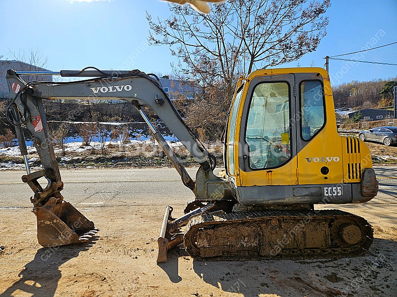 중고굴삭기 볼보 EC55 중고포크레인 2000년식 공투굴삭기 판매--1