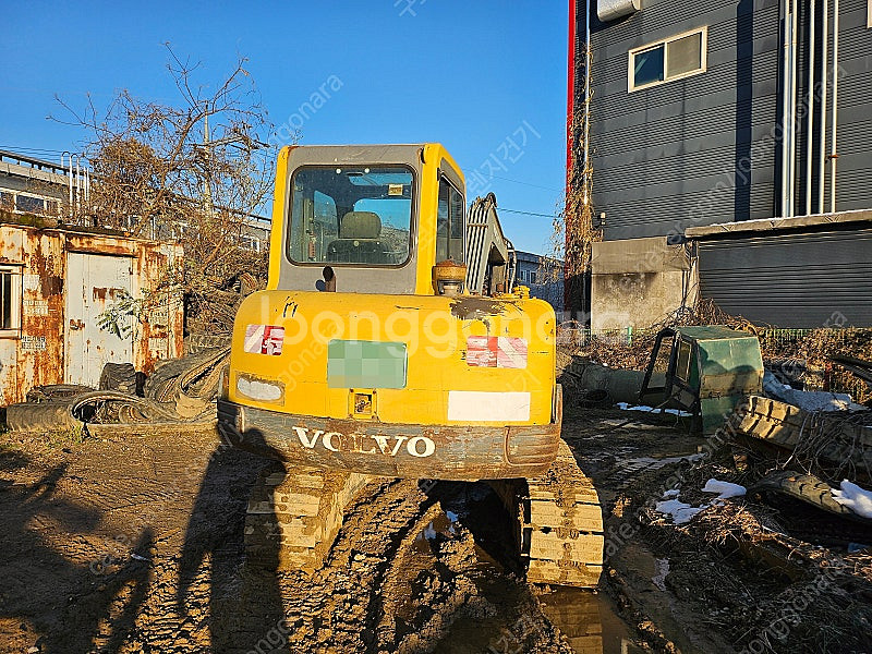 중고굴삭기 2000년식 공투 볼보 5톤 본버켓 농장용 판매--4
