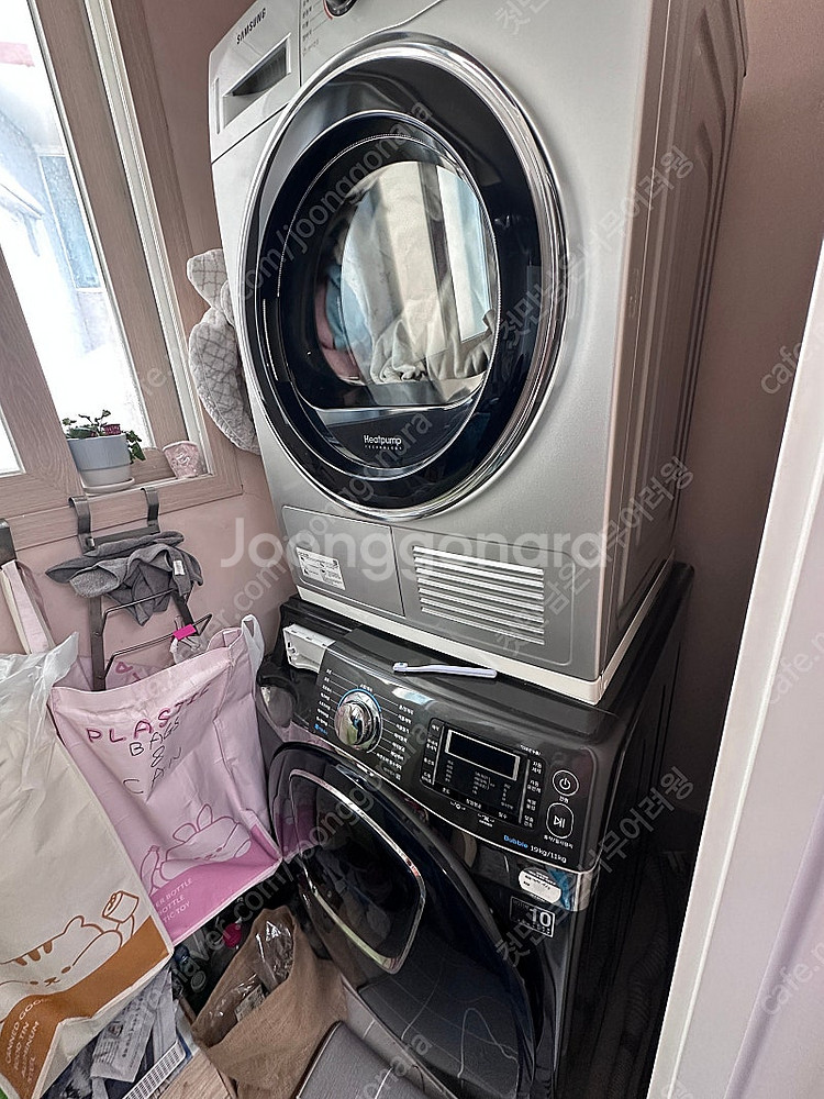 삼성 세탁기19kg + 건조기9키로 (2017제조)--1