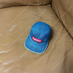 Supreme 슈프림 데님 캠프캡 모자 (Washed Denim)