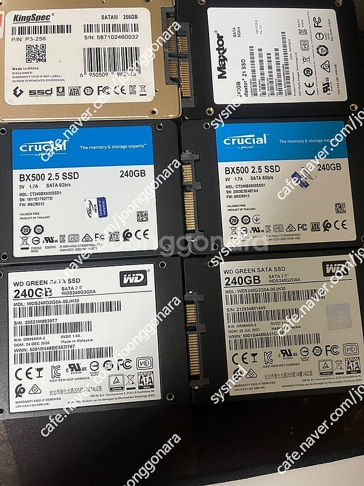 Sata2 2.5” ssd 250g--1