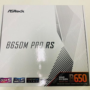 Asrock (애즈락) B650M Pro RS 메인보드 (미개봉, 국내 정품)