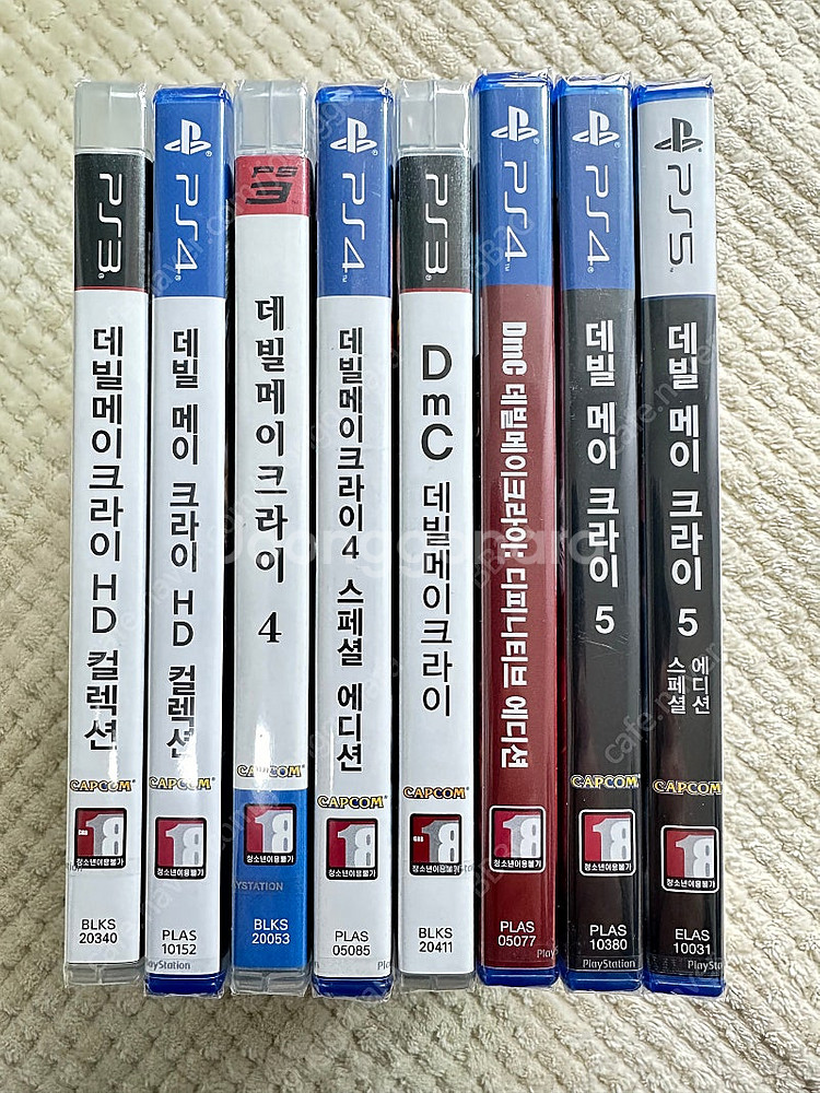 할인) PS 미개봉 ) 데빌메이크라이 8종 미개봉--1