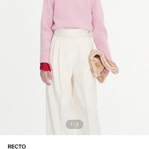 렉토 RECTO SIGNATURE ROUND-NECK KNIT