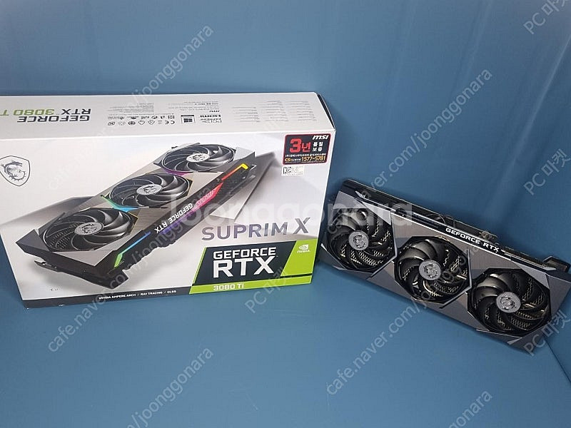[판매] RTX 3080 TI MSI 슈프림 에브가 F...--0