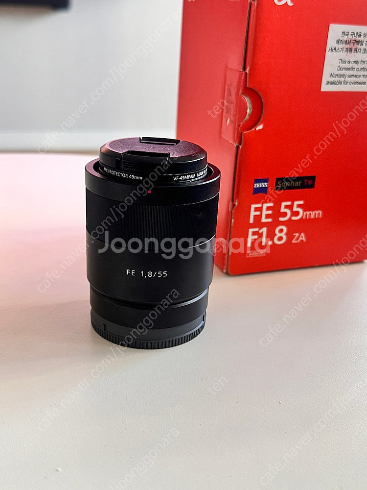 소니 55mm f1.8 칼자이즈 판매합니다--0