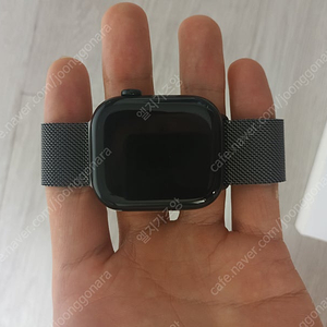 애플워치10 제트블랙 46mm gps + 정품 밀레니즈루프 블랙