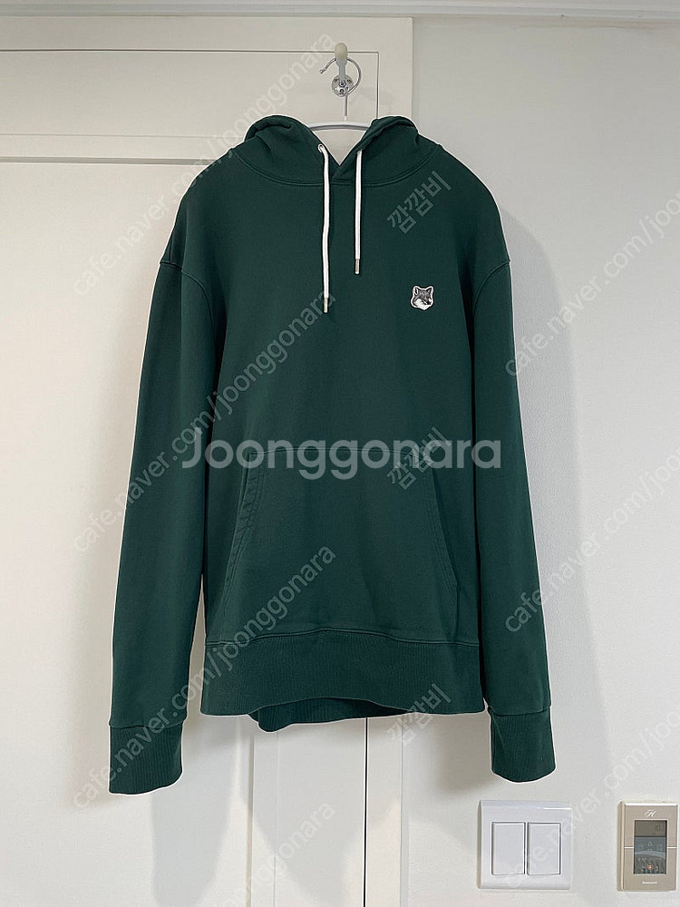 메종키츠네 후드티 딥그린 L--0