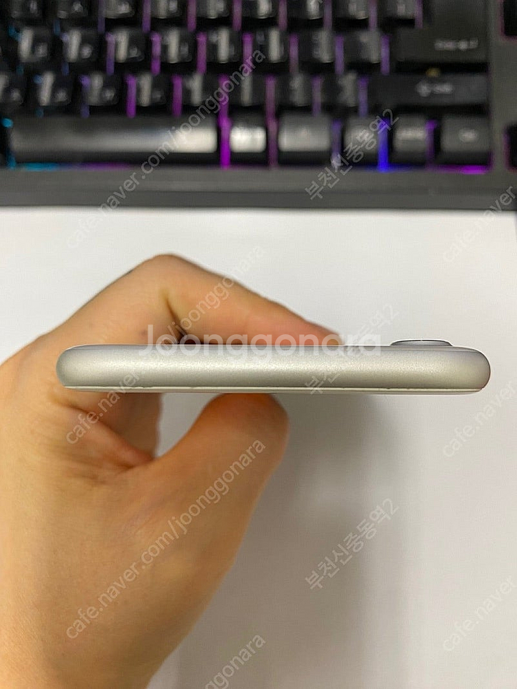 198447 아이폰7 실버 SSS급 128GB 배터리성...--3