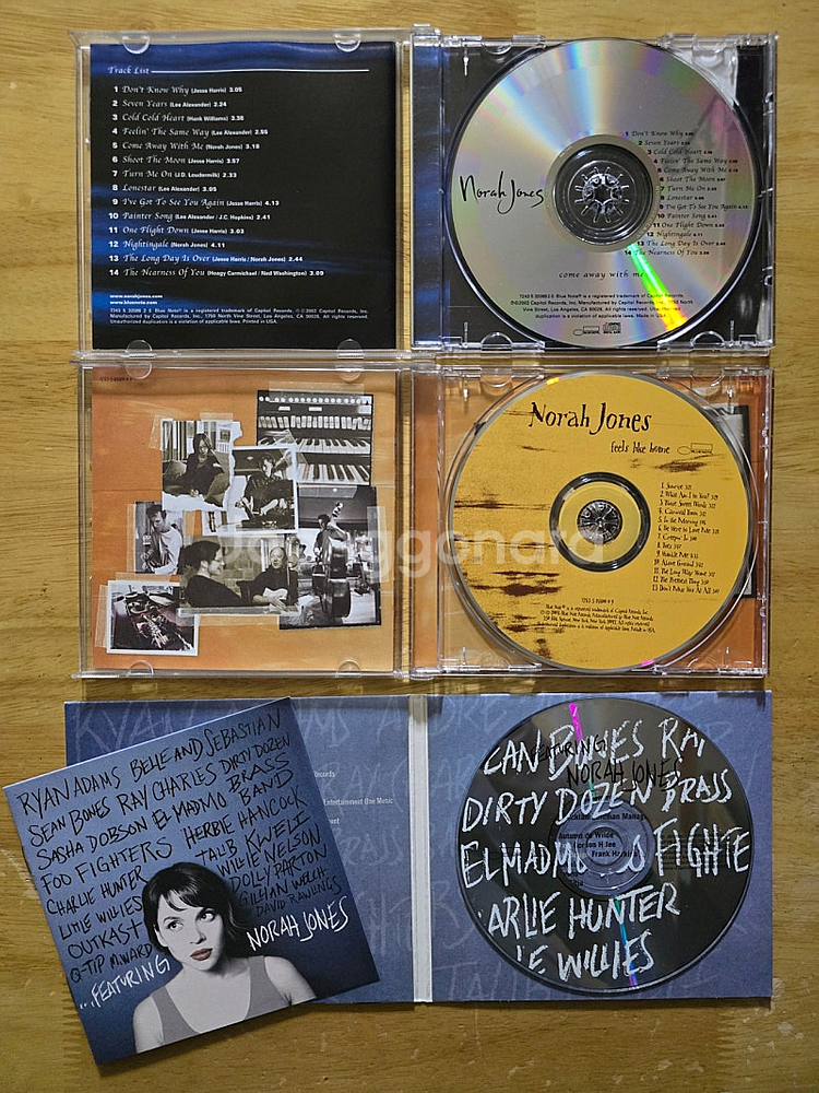 CD 음반 Norah Jones 노라 존스 앨범 3장--1