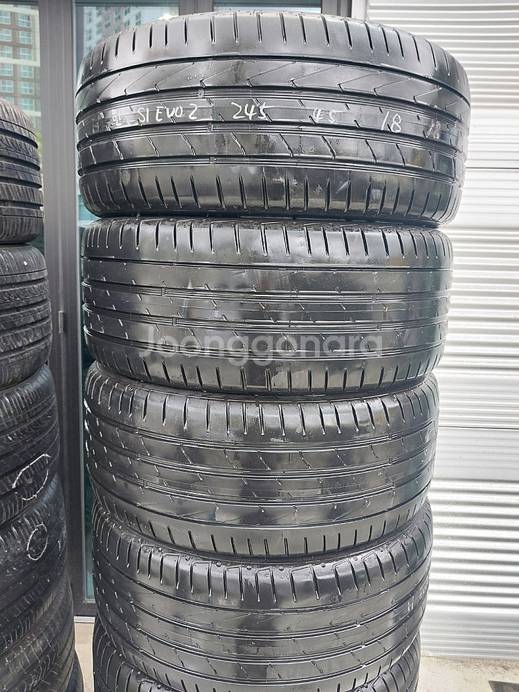 매일택배발송 [전화문의] 5058.7999 한국 S1 EVO2 245 45 18 80%이상 장착무료--1