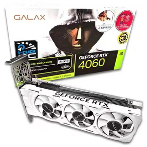 갤럭시 GALAX 지포스 RTX 4060 WHITE OC D6 8GB LP 그래픽카드 (새제품)