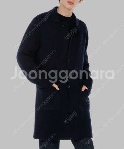 라코스테 코트형 롱 가디건(진네이비/FR4/US M)--1