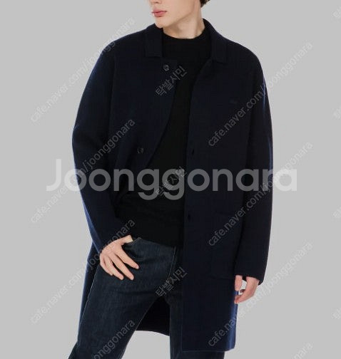 라코스테 코트형 롱 가디건(진네이비/FR4/US M)--2