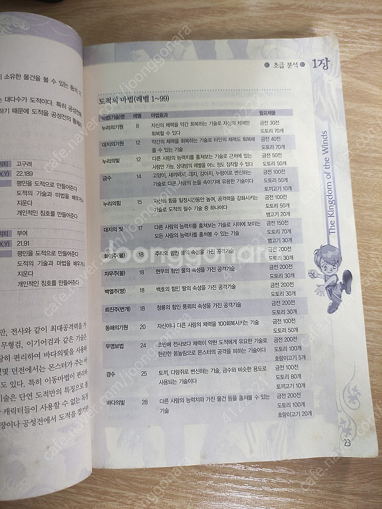 바람의나라 가이드북 5.3 표범--1