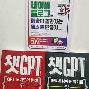 chat gpt, 인스트그램&블로그 관련책 팔아요! 택포 1.7만원입니다!