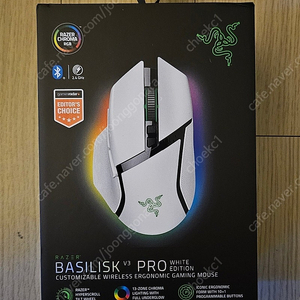 미개봉) razer 바실리스크 v3 pro 화이트 팝니다