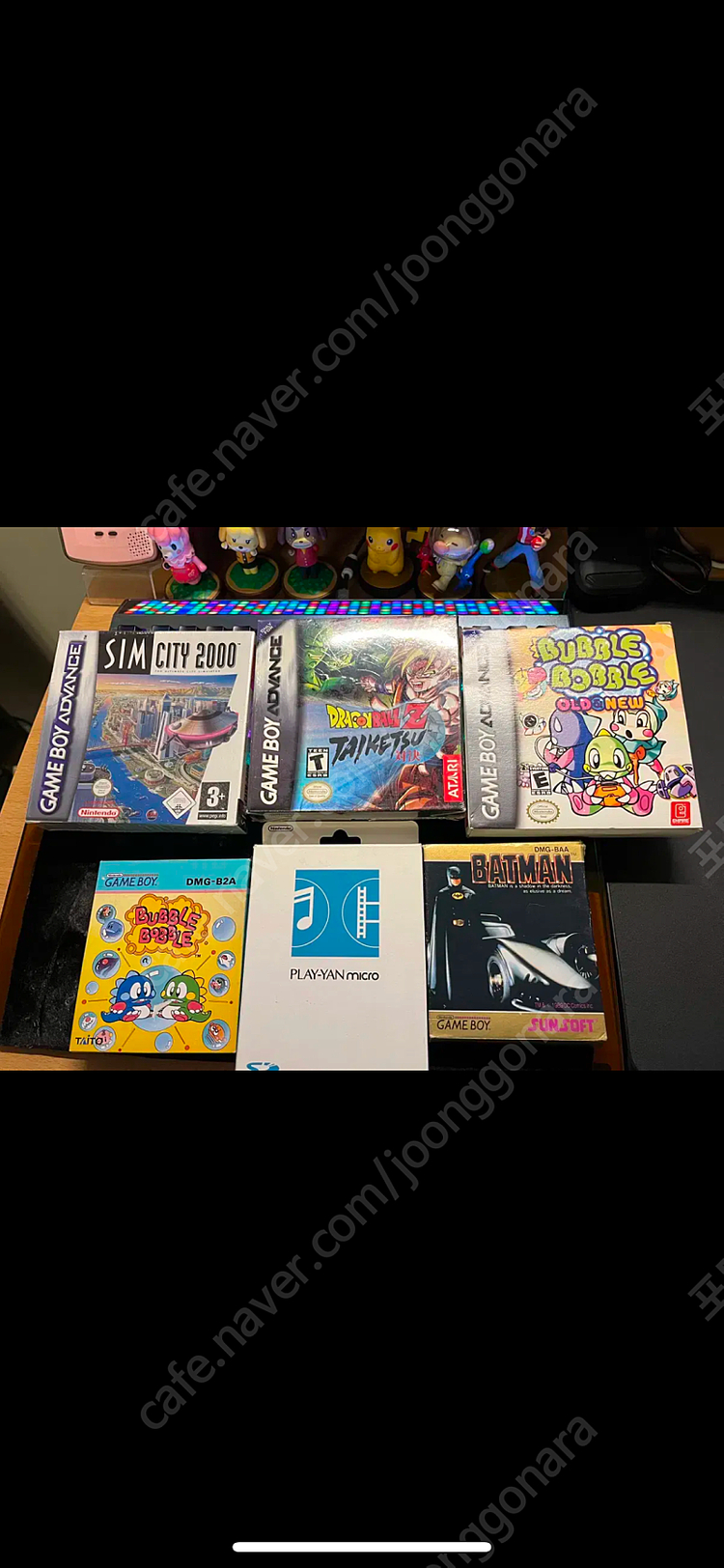 닌텐도 게임보이 gba gbc 컬러 팩 아미보 박스셋 이미지