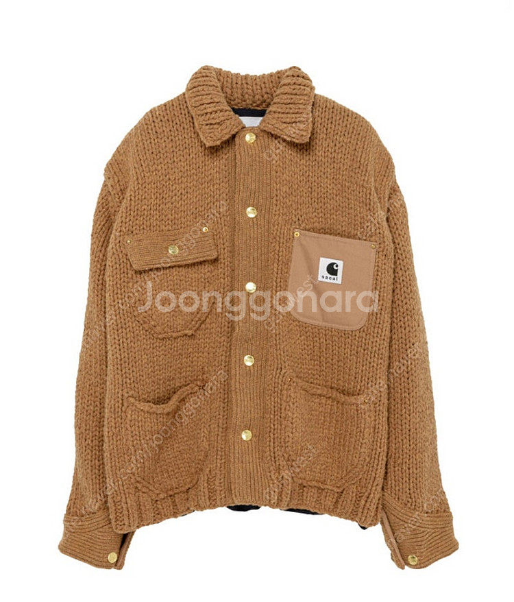 사카이 칼하트 니트 자켓 팝니다--2