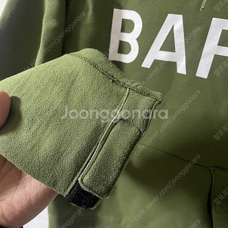 베이프 기모 하프넥 프린팅 긴팔티셔츠 L (남성 슬림 ...--8