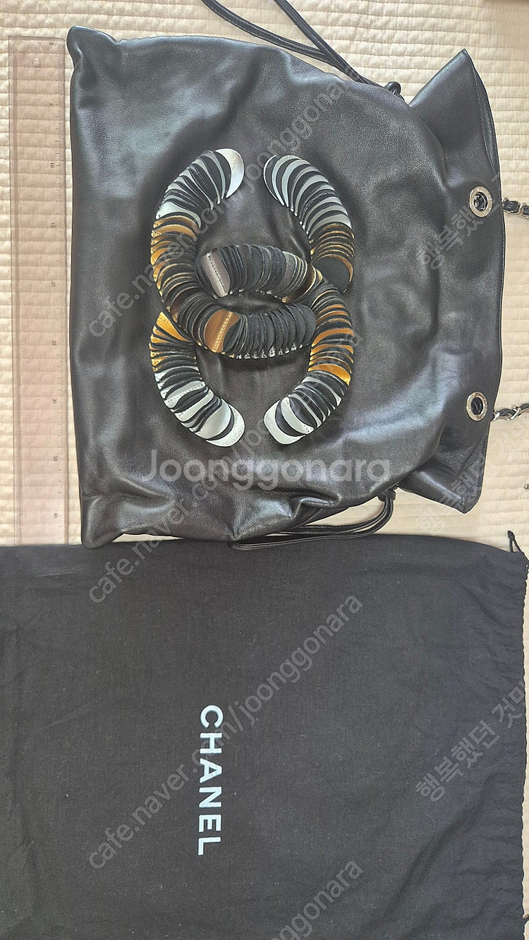 샤넬 램스킨 CC 디스크 숄더백--0