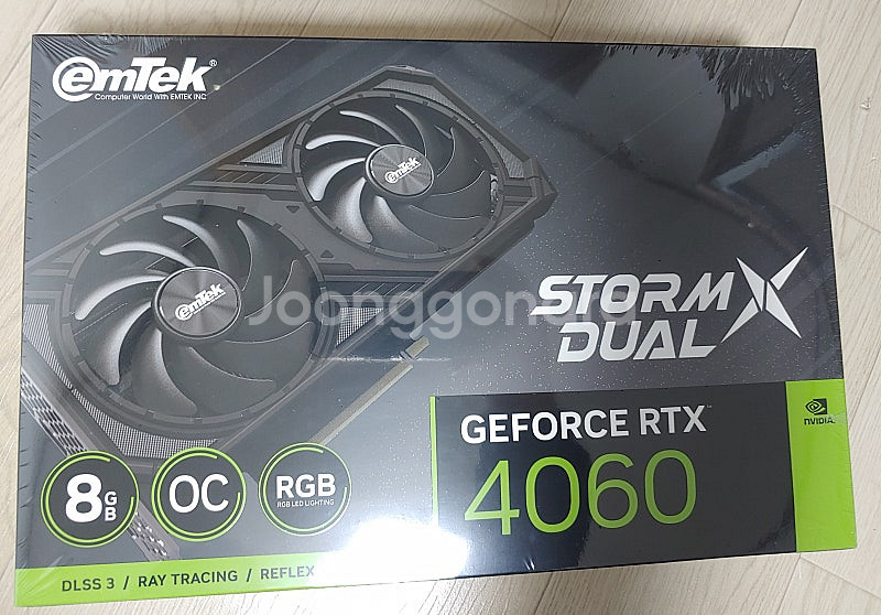(미개봉)이엠텍 RTX 4060 STORM X Dual...--0