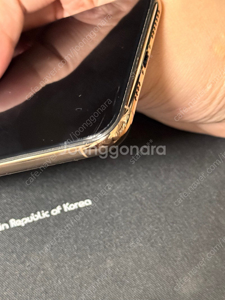아이폰 xs max 256gb 골드--4