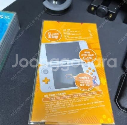 뉴 닌텐도 2DS XL 화이트 오렌지 미개봉--0