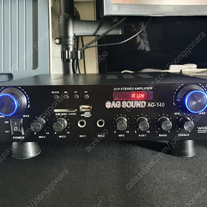 신품급 앰프 ag sound ag-140 팝니다.