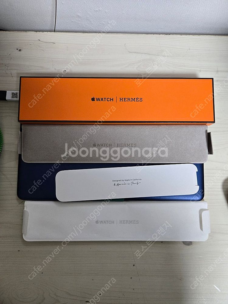 <구매> 애플워치 에르메스 박스 (실리콘 / 가죽)--0
