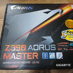 기가바이트 Z390 Aorous Master 판매합니다.