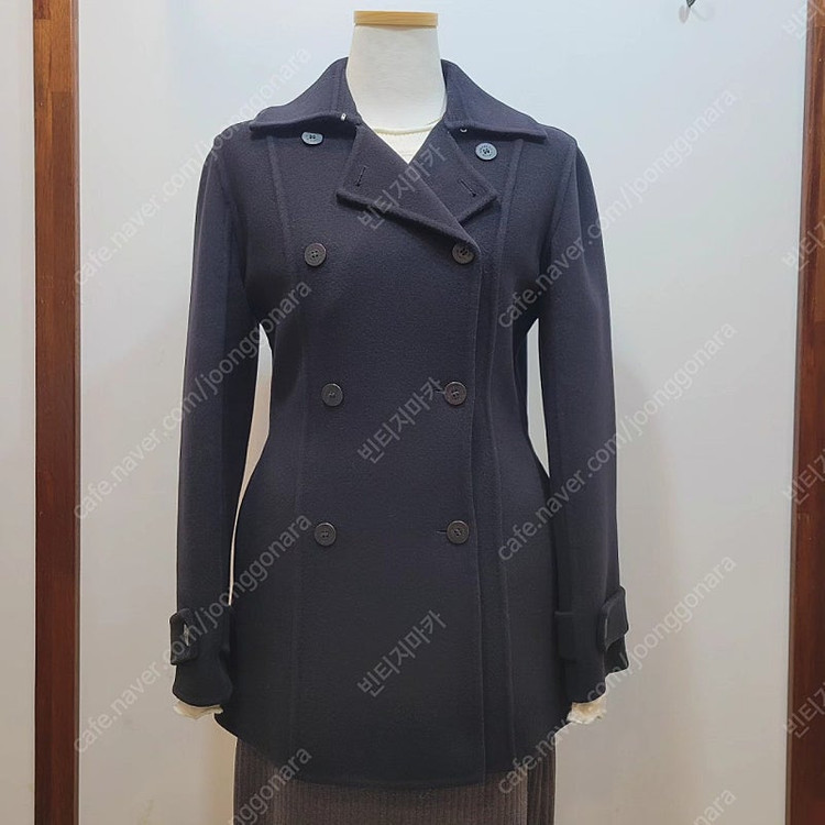 정품 버버리 여성 핸드메이드 하프 코트--1