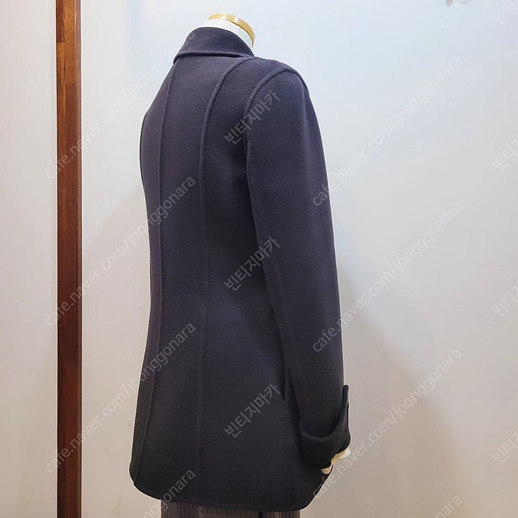 정품 버버리 여성 핸드메이드 하프 코트--6