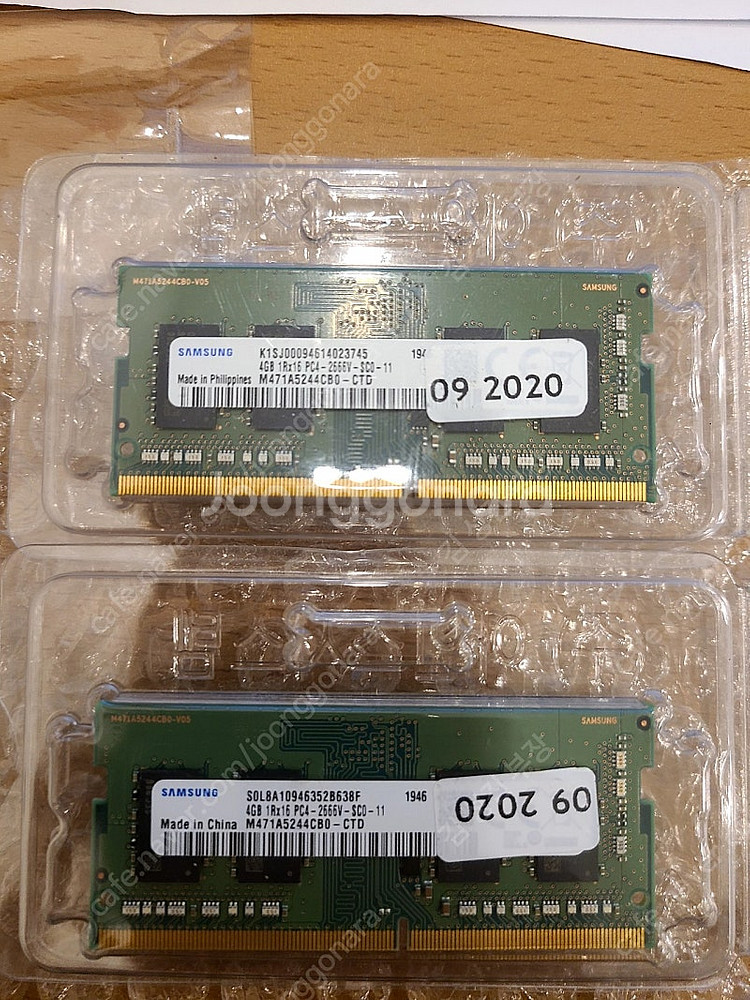 노트북 메모리 ddr3 / ddr4 / 4gb--0