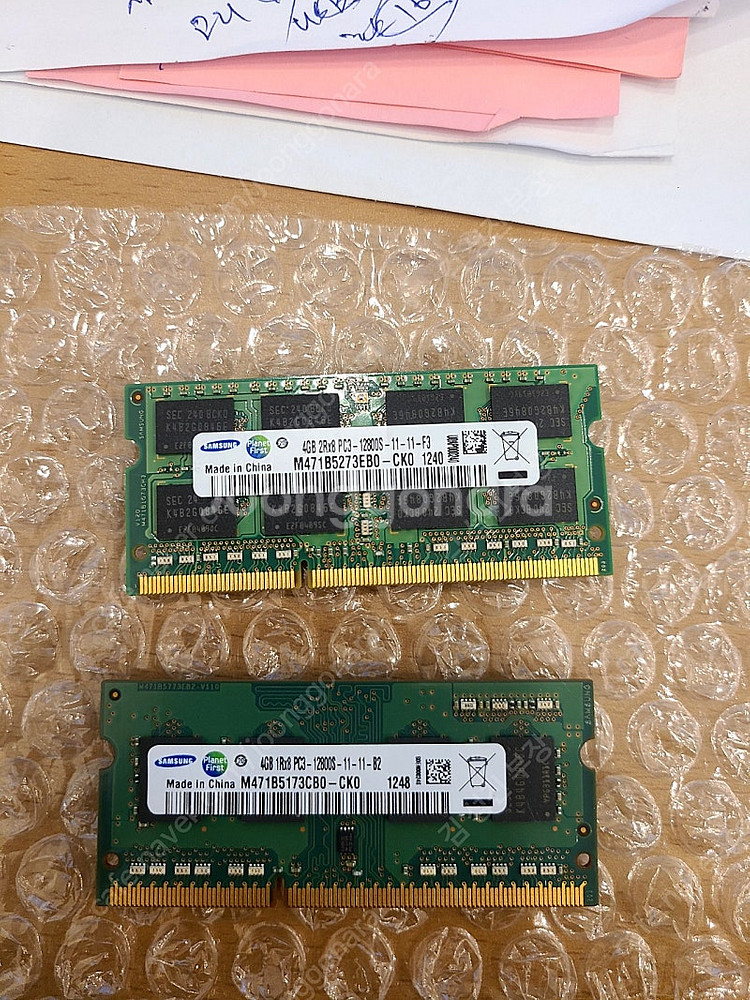 노트북 메모리 ddr3 / ddr4 / 4gb--1
