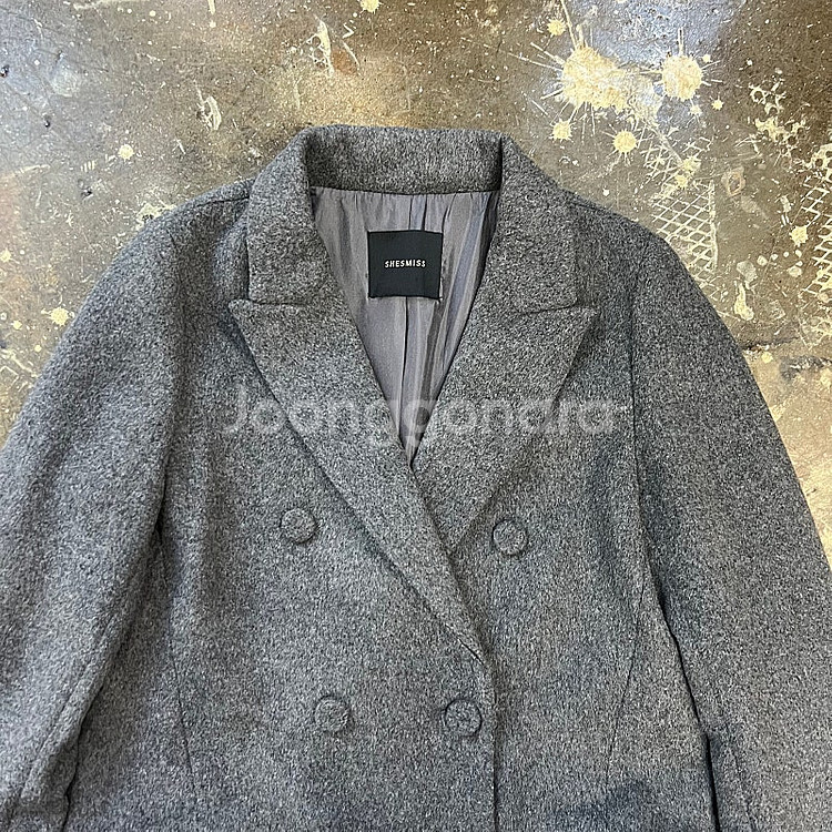 55) 쉬즈미스 울 코트 여성 코트 마인 데코 타임--1