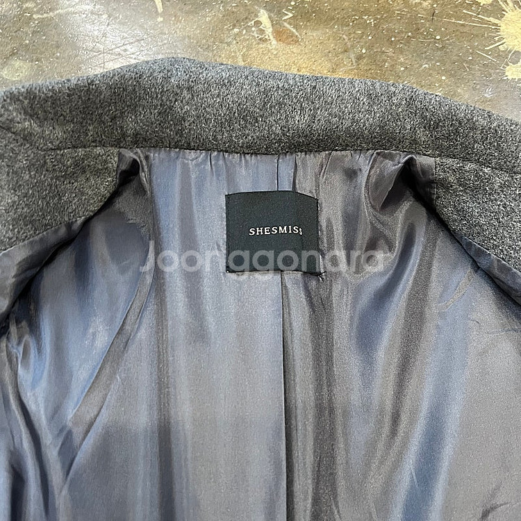 55) 쉬즈미스 울 코트 여성 코트 마인 데코 타임--5