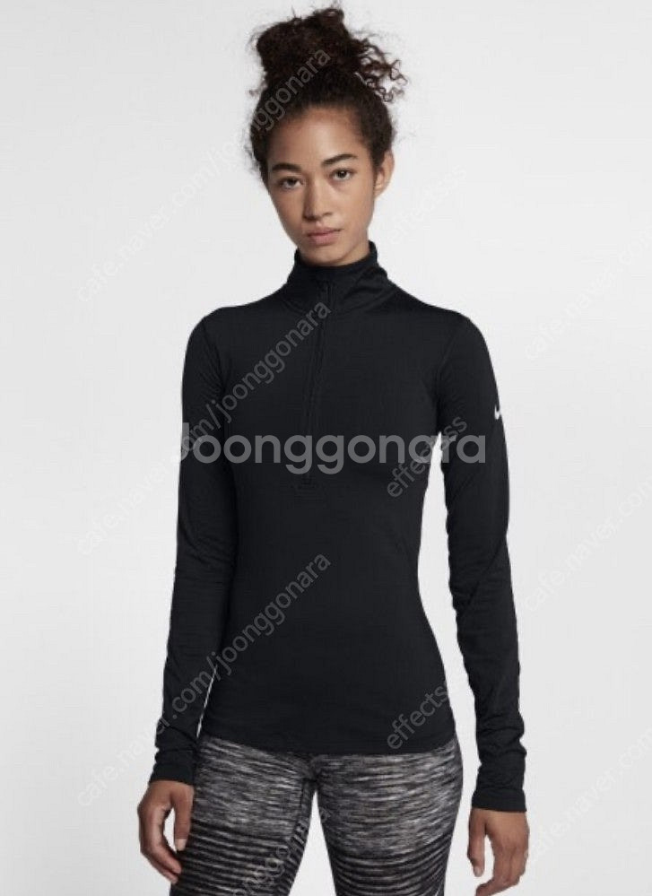 나이키 여성 프로 웜 하프집업 탑 ₩79,000--5