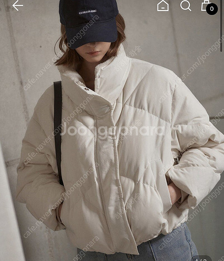 루에브르 다이아 구스다운 패딩--0