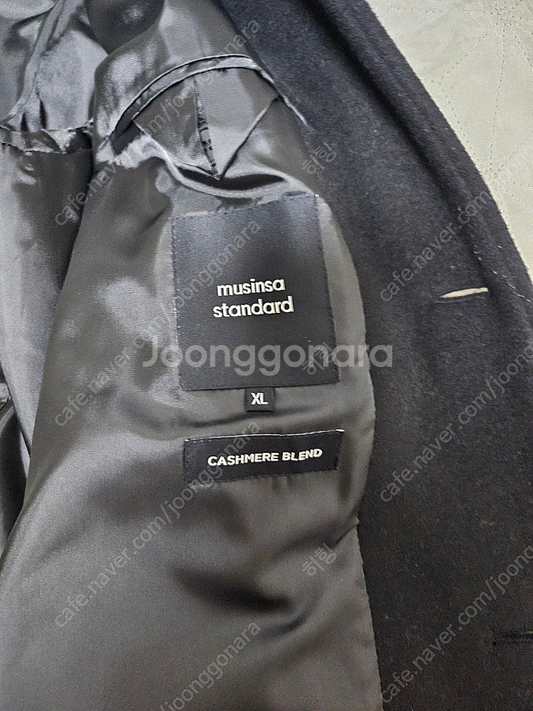 무신사스탠다드/ 무탠다드 캐시미어 블렌드 오버사이즈 발...--1