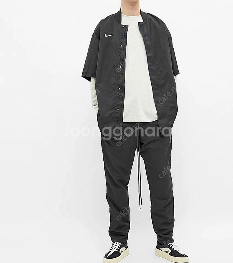 [XL] 나이키 x 피어오브갓 웜업 탑 오프 느와르--2