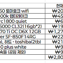 컴퓨터 완본체 + 서비스 제공O + 차로2시간 내외 거리 무료배달