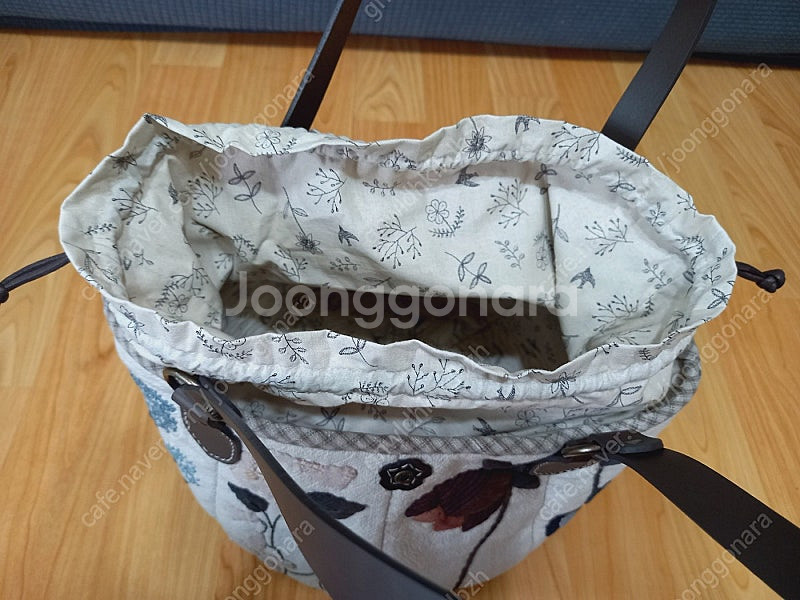 핸드메이드 퀼트 플라워가방--4
